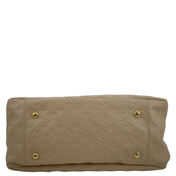 LOUIS VUITTON Artsy MM Empreinte Leather Hobo Bag Dune