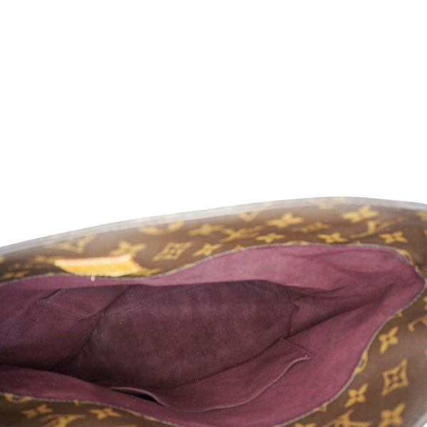 LOUIS VUITTON Melie Monogram Canvas Hobo Bag Brown