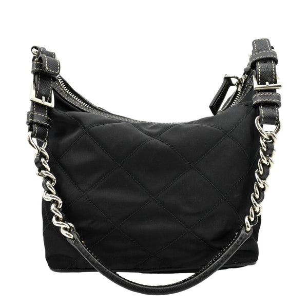 PRADA Tessuto Mini Re-Edition Nylon Shoulder Bag Black