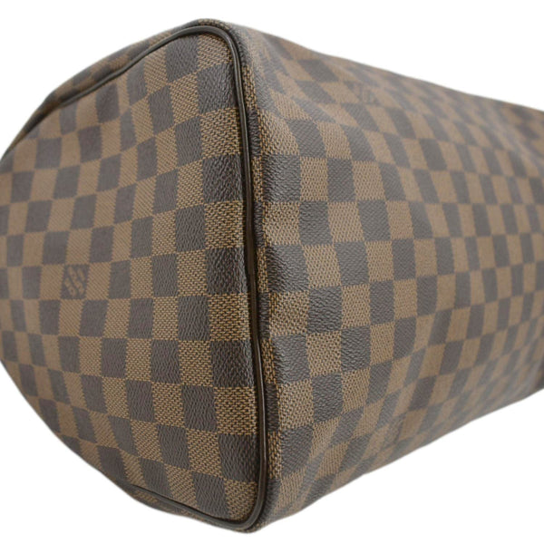 LOUIS VUITTON Speedy 30 Damier Ebene Satchel Bag Brown