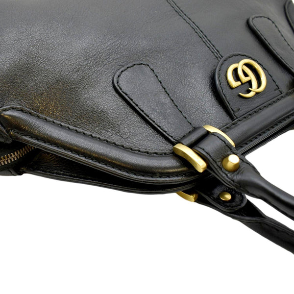 GUCCI Re(Belle) Calfskin Leather Tote Bag Black 516459