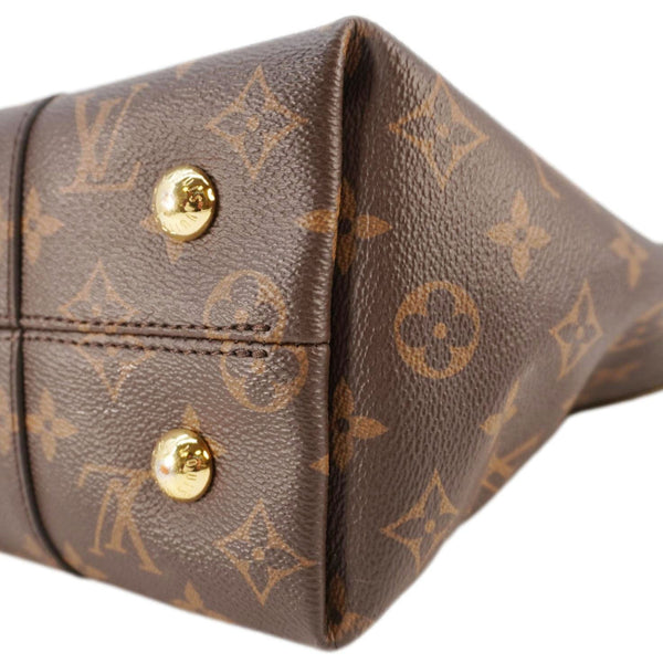 LOUIS VUITTON Melie Monogram Canvas Hobo Bag Brown