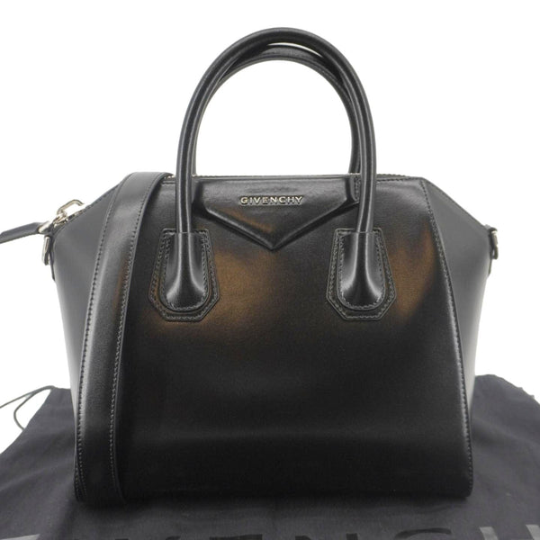 GIVENCHY Antigona Small Leather Satchel Shoulder Bag Black
