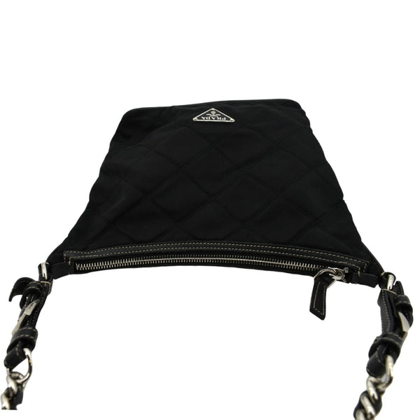 PRADA Tessuto Mini Re-Edition Nylon Shoulder Bag Black