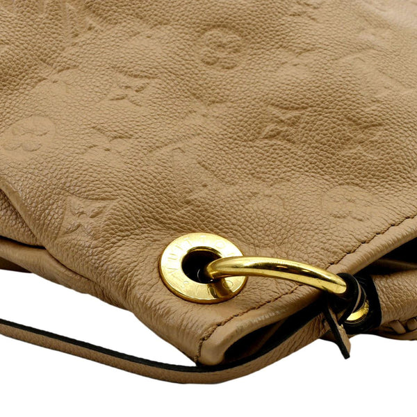 LOUIS VUITTON Artsy MM Empreinte Leather Hobo Bag Camel
