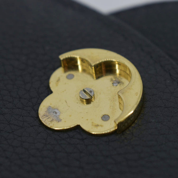 LOUIS VUITTON LV Pont 9 Soft MM Calfskin Leather Shoulder Bag Noir