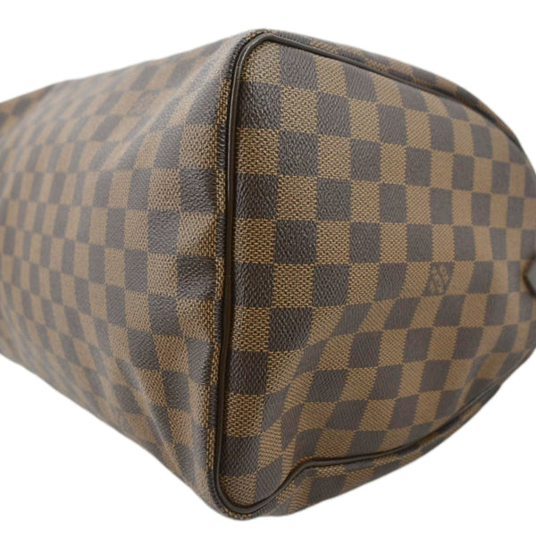 LOUIS VUITTON Speedy 30 Damier Ebene Satchel Bag Brown