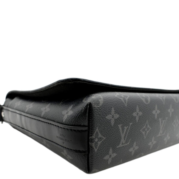 LOUIS VUITTON District PM Monogram Eclipse Messenger Bag Black
