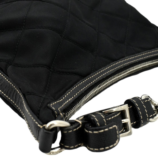 PRADA Tessuto Mini Re-Edition Nylon Shoulder Bag Black