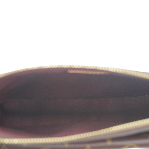 LOUIS VUITTON Mabillon Monogram Canvas Shoulder Crossbody Bag Brown