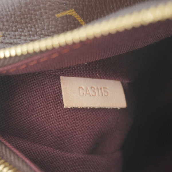 LOUIS VUITTON Mabillon Monogram Canvas Shoulder Crossbody Bag Brown