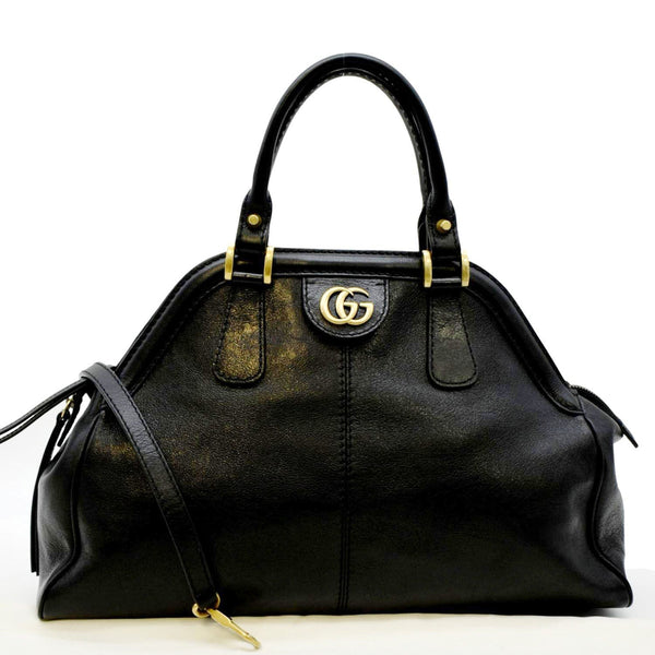 GUCCI Re(Belle) Calfskin Leather Tote Bag Black 516459