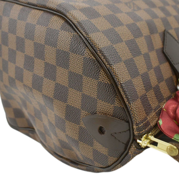 LOUIS VUITTON Speedy 30 Damier Ebene Satchel Bag Brown