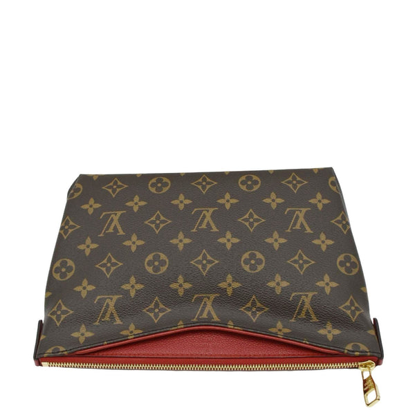 LOUIS VUITTON Monogram Canvas Pouch Cherry Red upper look