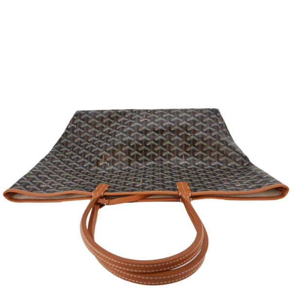 GOYARD Saint Louis Canvas Tote Shoulder Bag Brown