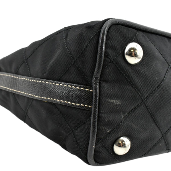 PRADA Tessuto Mini Re-Edition Nylon Shoulder Bag Black