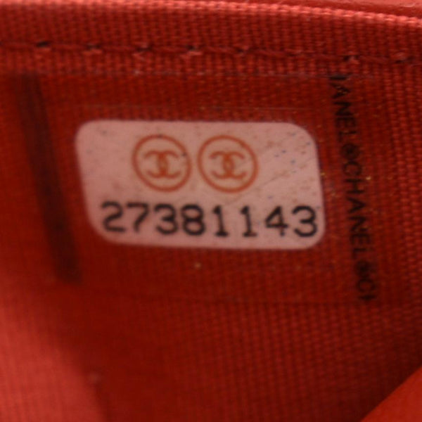 CHANEL Boy Woc Quilted Calfskin Leather Wallet On Chain Clutch Bag Red