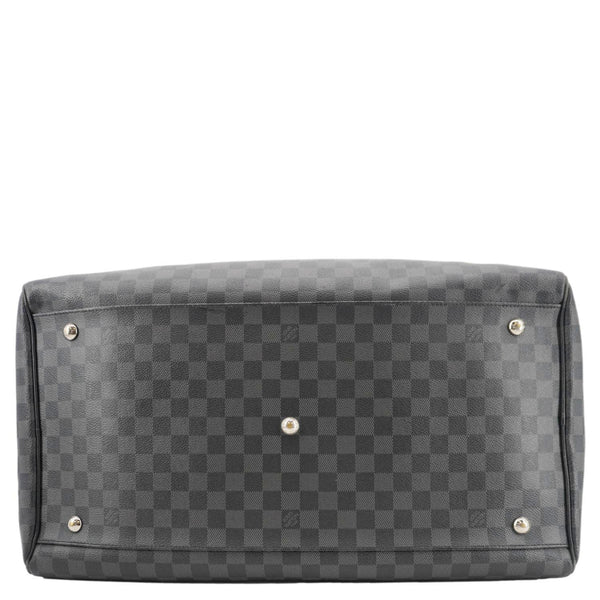 LOUIS VUITTON Roadster Damier Graphite Travel Bag Black