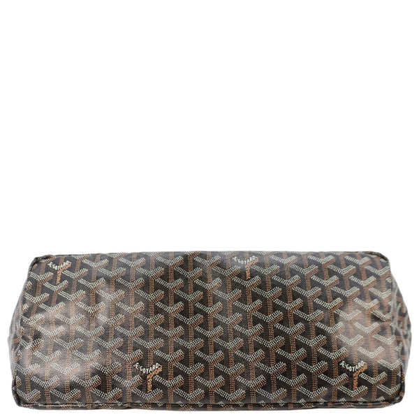 GOYARD Saint Louis Canvas Tote Shoulder Bag Brown