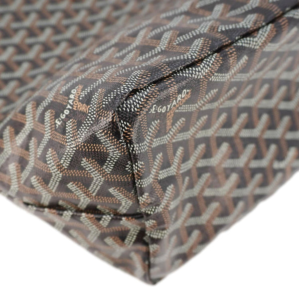 GOYARD Saint Louis Canvas Tote Shoulder Bag Brown