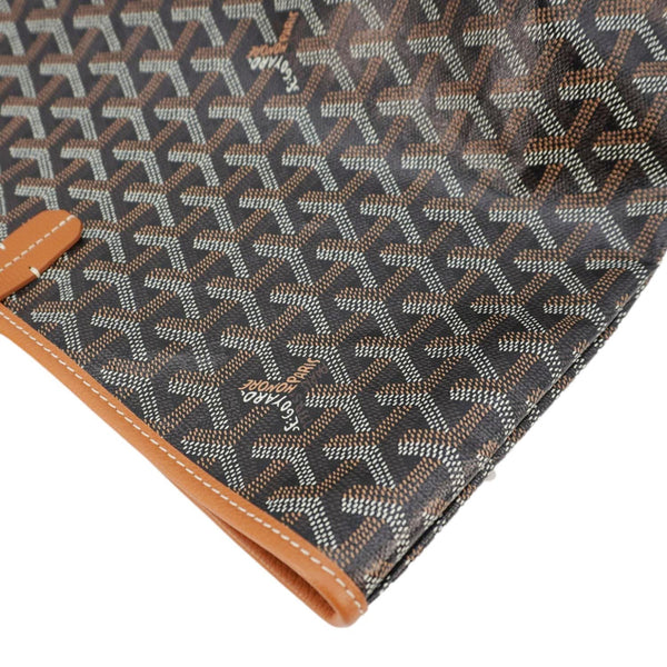 GOYARD Saint Louis Canvas Tote Shoulder Bag Brown