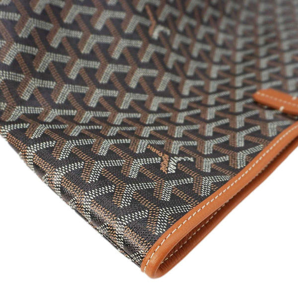 GOYARD Saint Louis Canvas Tote Shoulder Bag Brown