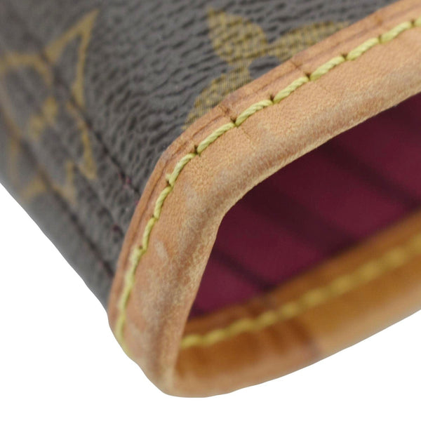 LOUIS VUITTON Neverfull MM Monogram Canvas Tote Bag Brown