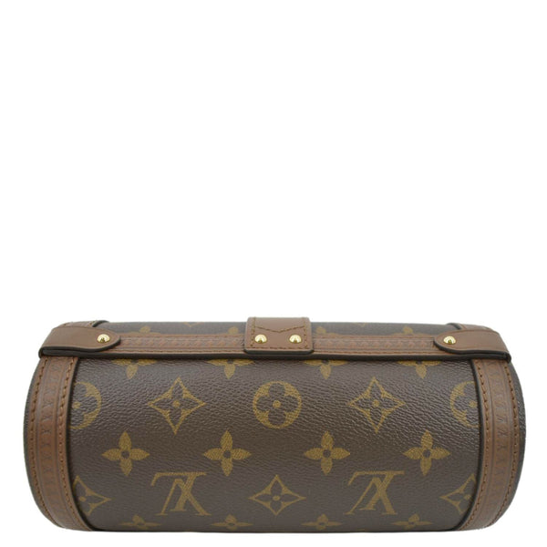 LOUIS VUITTON Papillon Trunk Monogram Canvas Satchel Bag Brown