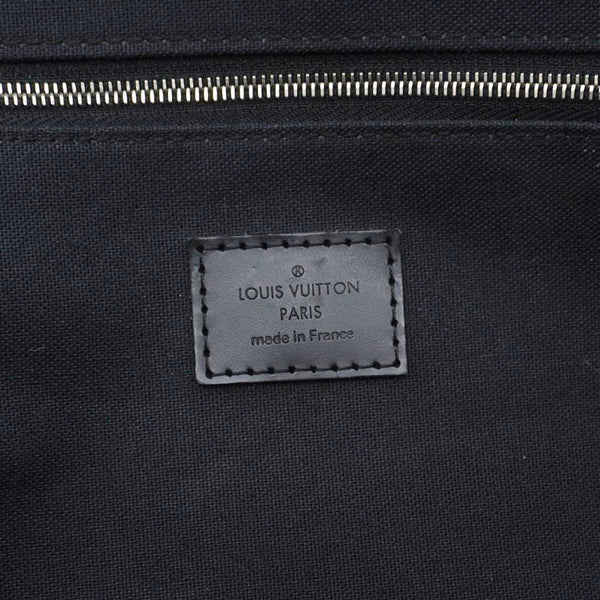 LOUIS VUITTON Roadster Damier Graphite Travel Bag Black