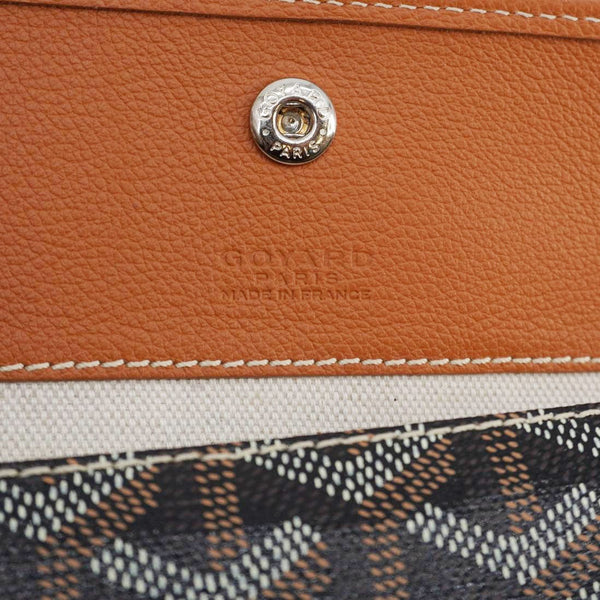 GOYARD Saint Louis Canvas Tote Shoulder Bag Brown