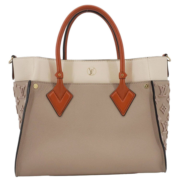 LOUIS VUITTON On My Side MM Monogram Tufting Shoulder Bag Galet