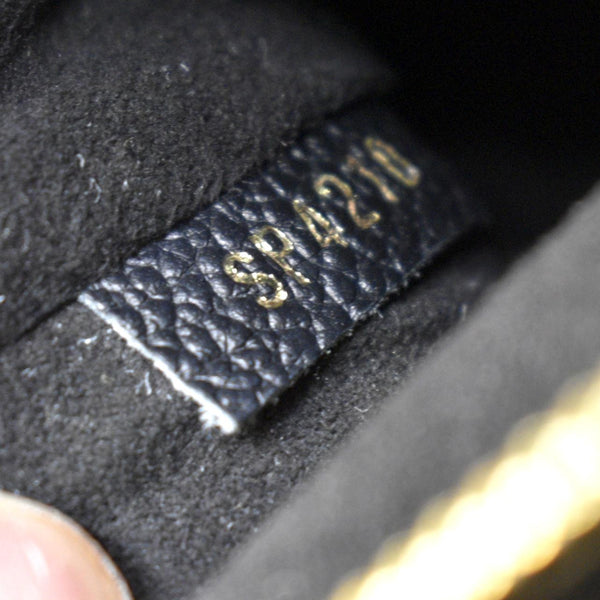 LOUIS VUITTON NeoNoe MM Monogram Empreinte Leather Shoulder Bag Black