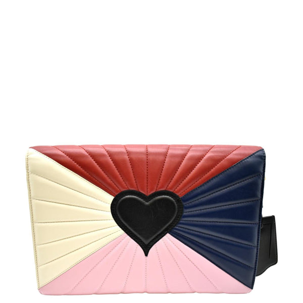 GUCCI Queen Margaret Matelasse Leather Clutch Bag Multiple color