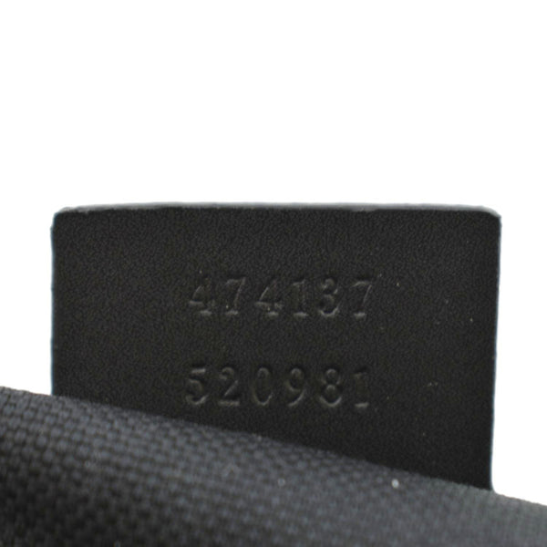 GUCCI GG Supreme Canvas Square Messenger Bag Black 474137