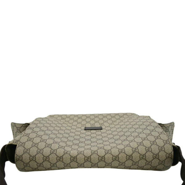 GUCCI Diaper GG Canvas Shoulder Bag Beige 211131