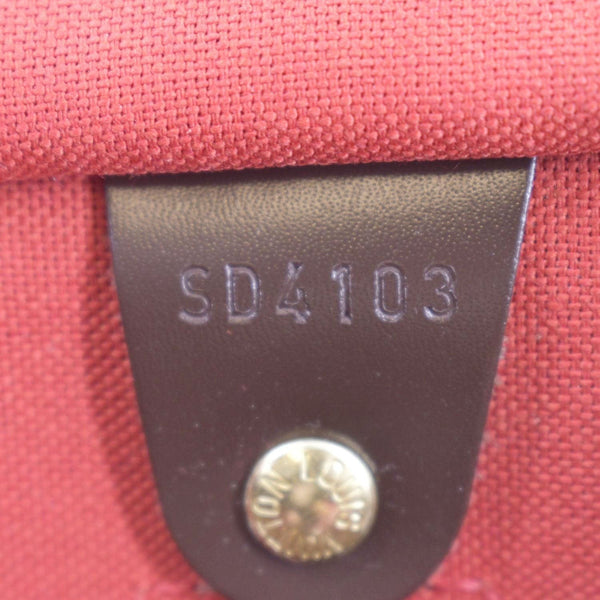 LOUIS VUITTON Speedy 30 Damier Ebene Satchel Bag Brown