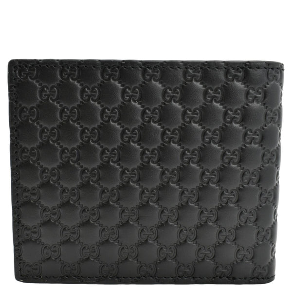 GUCCI Microguccissima Leather Bi-fold Wallet Black 260987