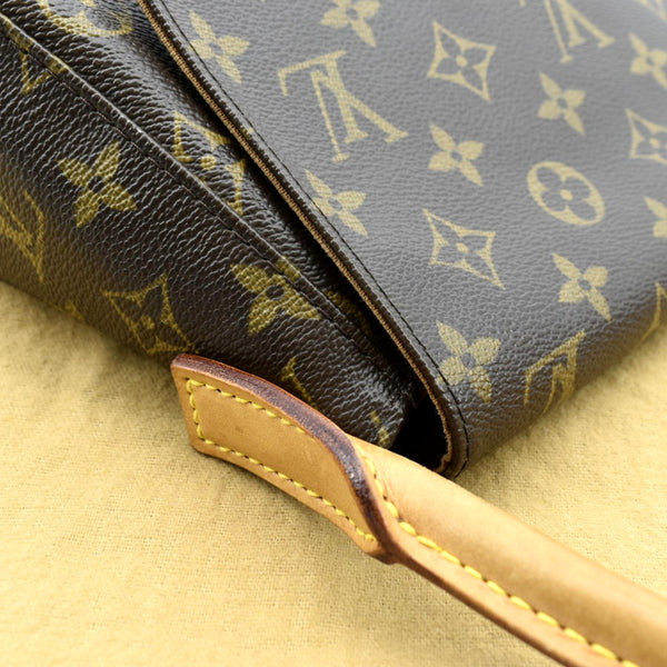 LOUIS VUITTON Mini Looping Monogram Canvas Shoulder Bag Brown