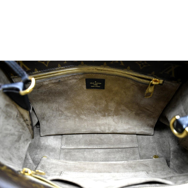 LOUIS VUITTON W PM Monogram Canvas Tote Bag Brown