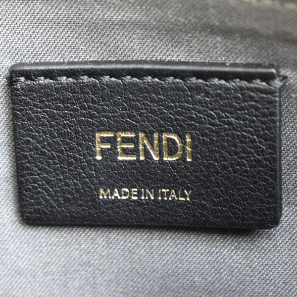 FENDI F Envelope Wallet on Chain Leather Crossbody Bag White