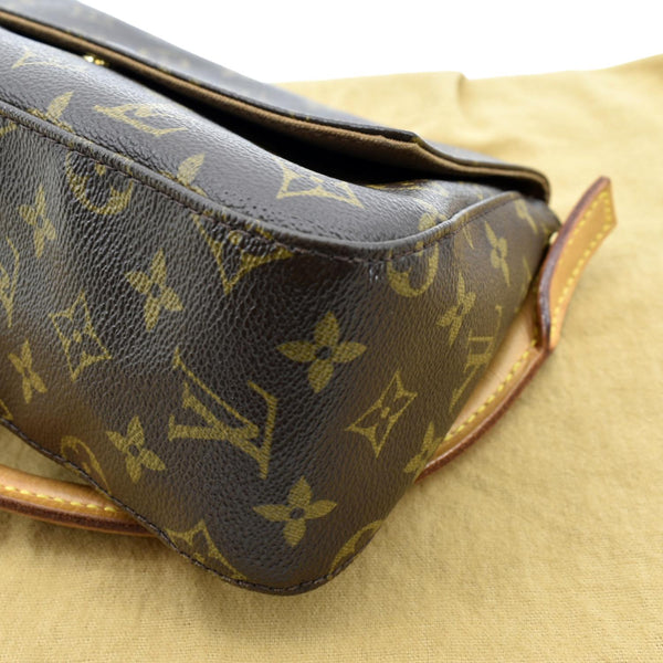 LOUIS VUITTON Mini Looping Monogram Canvas Shoulder Bag Brown