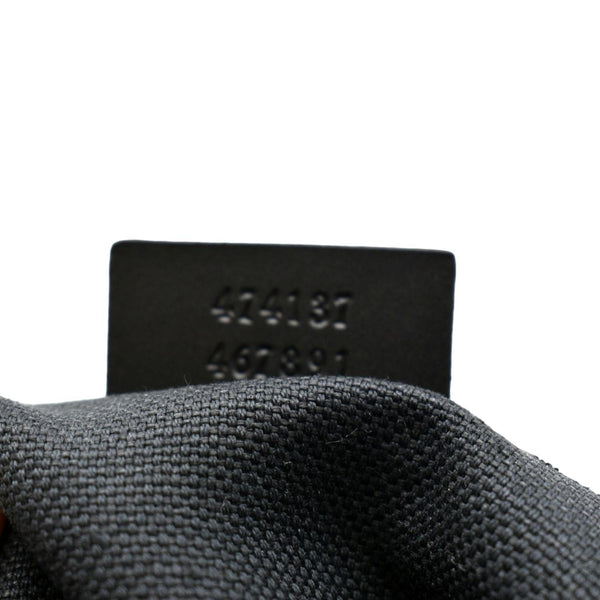 GUCCI GG Supreme Square Messenger Bag Black 474137