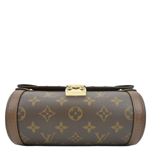 LOUIS VUITTON Papillon Trunk Monogram Canvas Satchel Bag Brown