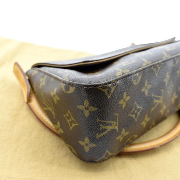 LOUIS VUITTON Mini Looping Monogram Canvas Shoulder Bag Brown