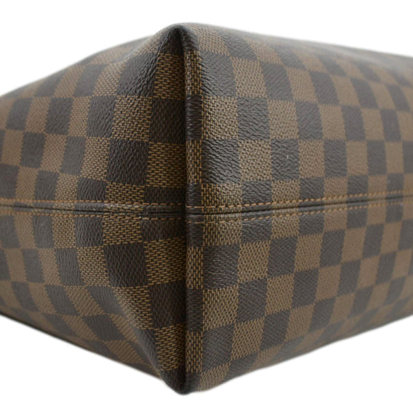 LOUIS VUITTON Graceful MM Damier Ebene Shoulder Bag Brown