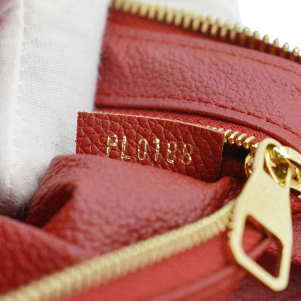 LOUIS VUITTON Pallas Beauty Case Monogram Canvas Pouch Cherry Red