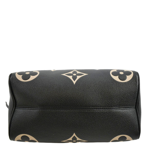 LOUIS VUITTON Speedy 25 Bandouliere Monogram Empreinte Leather Crossbody Bag Bicolor