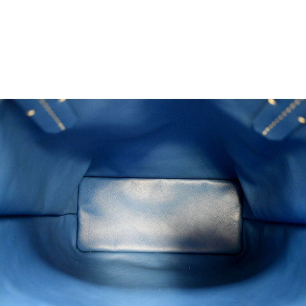 GOYARD Anjou Mini Goyardine Canvas Shoulder Bag Blue