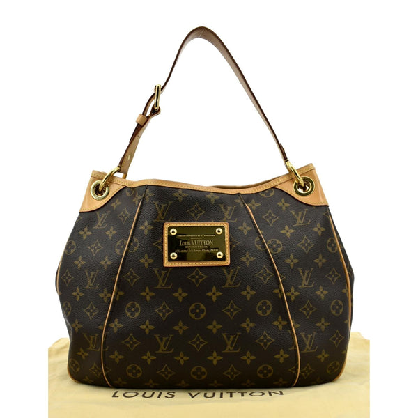 Louis Vuitton Galliera PM Monogram Hobo Shoulder Bag in brown color