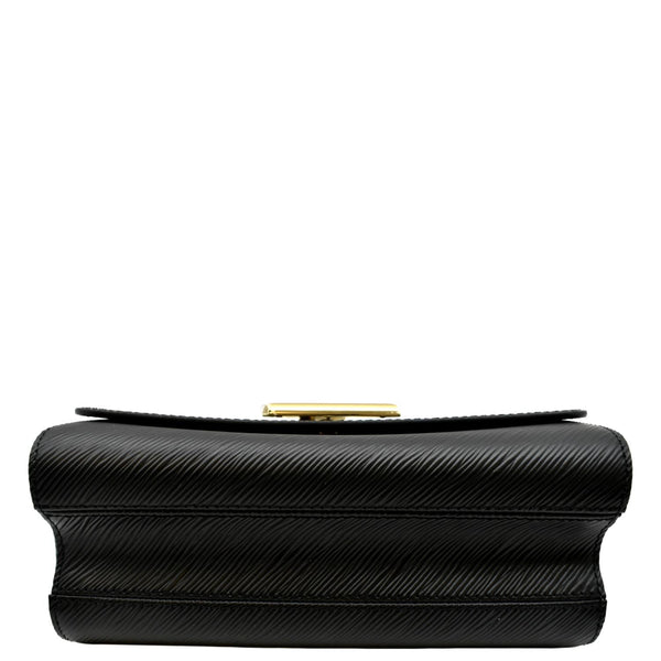 LOUIS VUITTON LV Twist MM Epi Leather Shoulder Bag Black